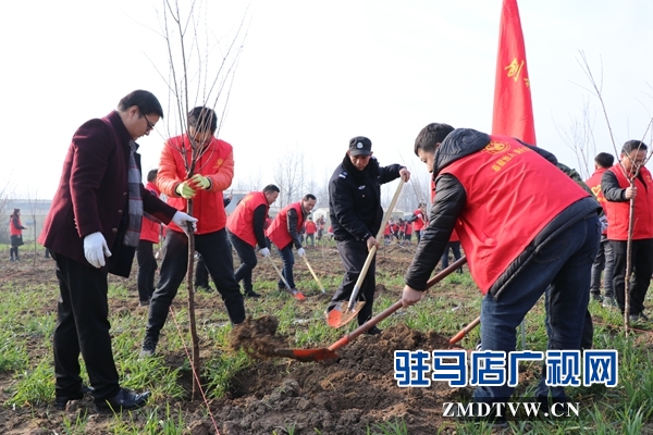  駐馬店市城鄉(xiāng)一體化示范區(qū)干部職開展春季全民義務植樹活動