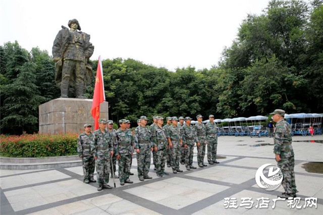 駐馬店市驛城區(qū)民兵無(wú)人機(jī)偵察救援排接受革命軍史教育