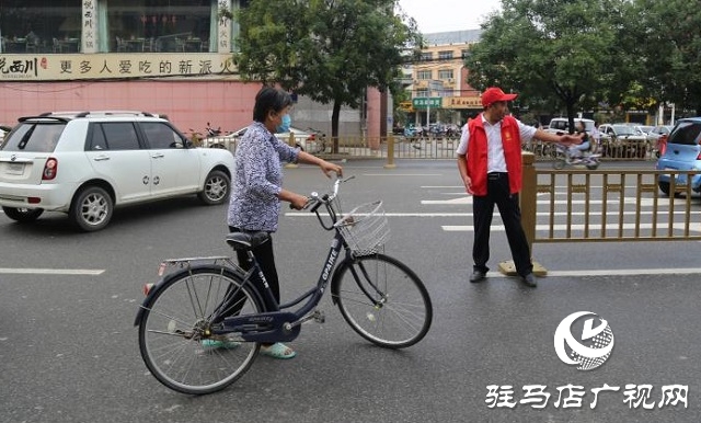 平輿縣古槐街道：扎實做好路崗值班 全員上陣參與創(chuàng)建