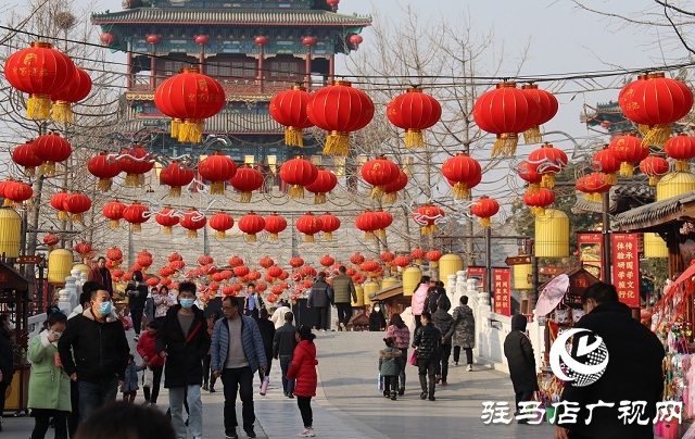 駐馬店：張燈結(jié)彩年味濃 年貨市場(chǎng)迎春忙