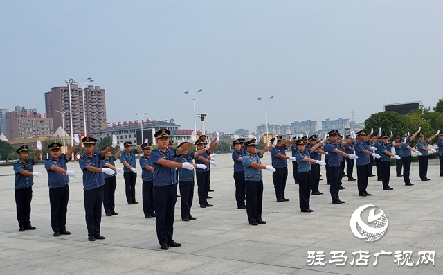 正陽縣交通運(yùn)輸執(zhí)法局開展軍訓(xùn)會(huì)操評比活動(dòng)