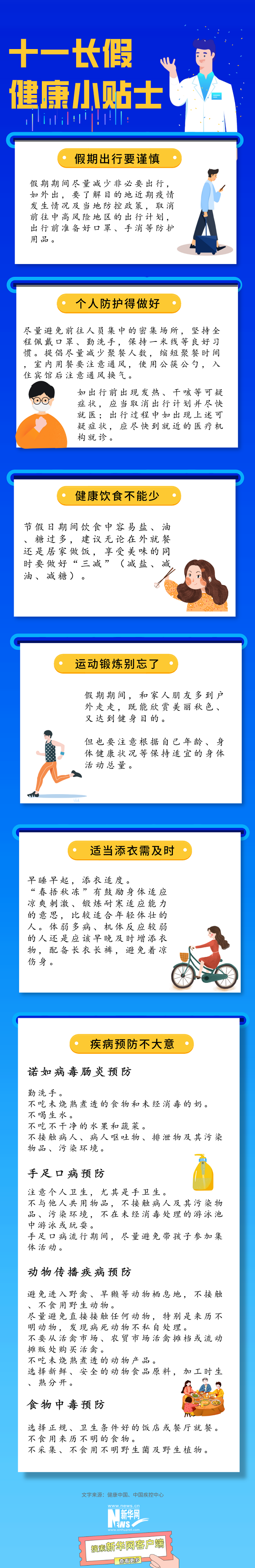 這份“十一”實用健康小貼士請您收下！