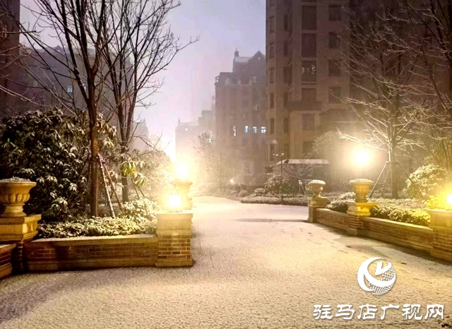 河南駐馬店：寒冬初雪時(shí)