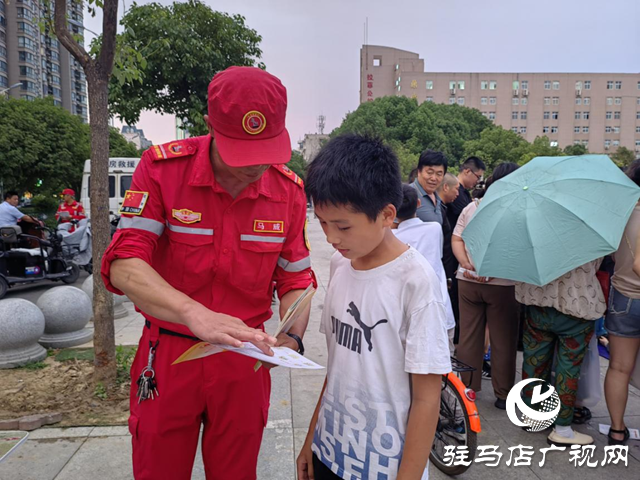 駐馬店：開展應(yīng)急救護(hù)公益宣傳 提升市民自救能力