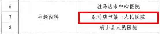 駐馬店市第一人民醫(yī)院新增5個(gè)駐馬店市臨床重點(diǎn)?？? width=