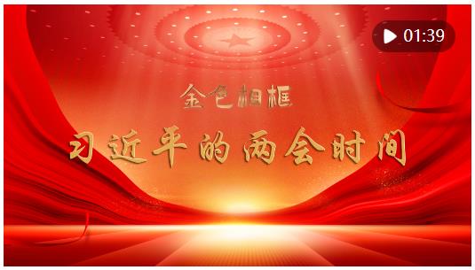 金色相框｜習(xí)近平的兩會(huì)時(shí)間